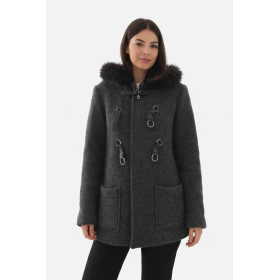 Manteau laine marque MAJE taille 38