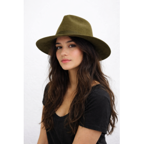 Chapeau kaki Zara taille s mi saison