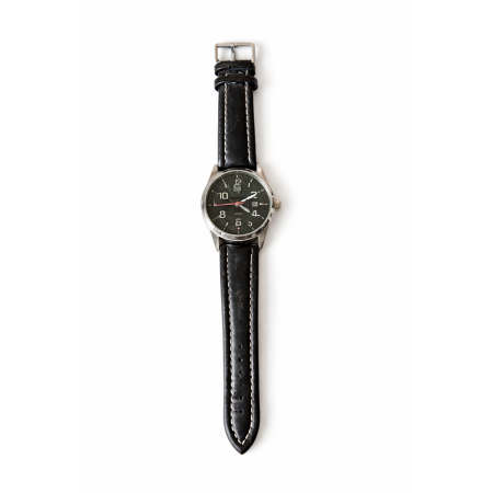 Montre LIP homme cuir noir