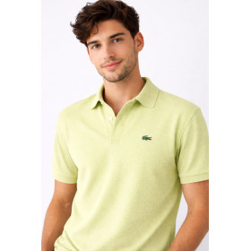 Polo Lacoste vert citron taille XL