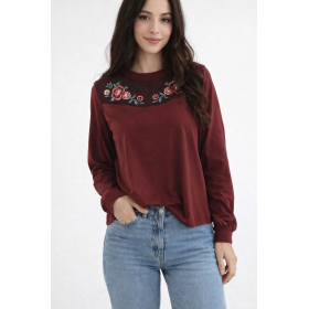 Blouse new look bordeaux taille 40