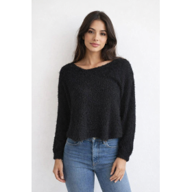 Pull noir col rond  Taille 42