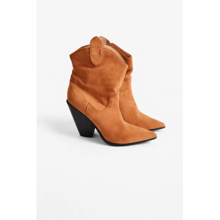 Bottine style Santiag couleur camel taille 37