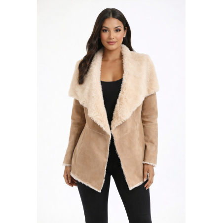 Veste en Fausse Fourrure Bershka Taille M