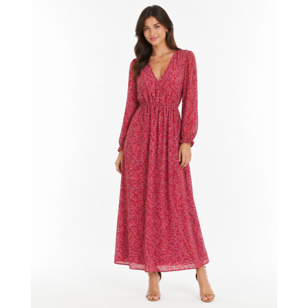 Robe maxi col V Taille 46