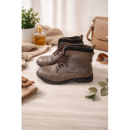 Bottines cuir taille 38 Marque Erynn