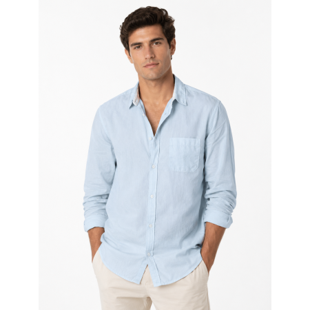 Chemise 100% lin en taille xxl Homme