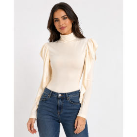 Body Satiné champagne taille 40
